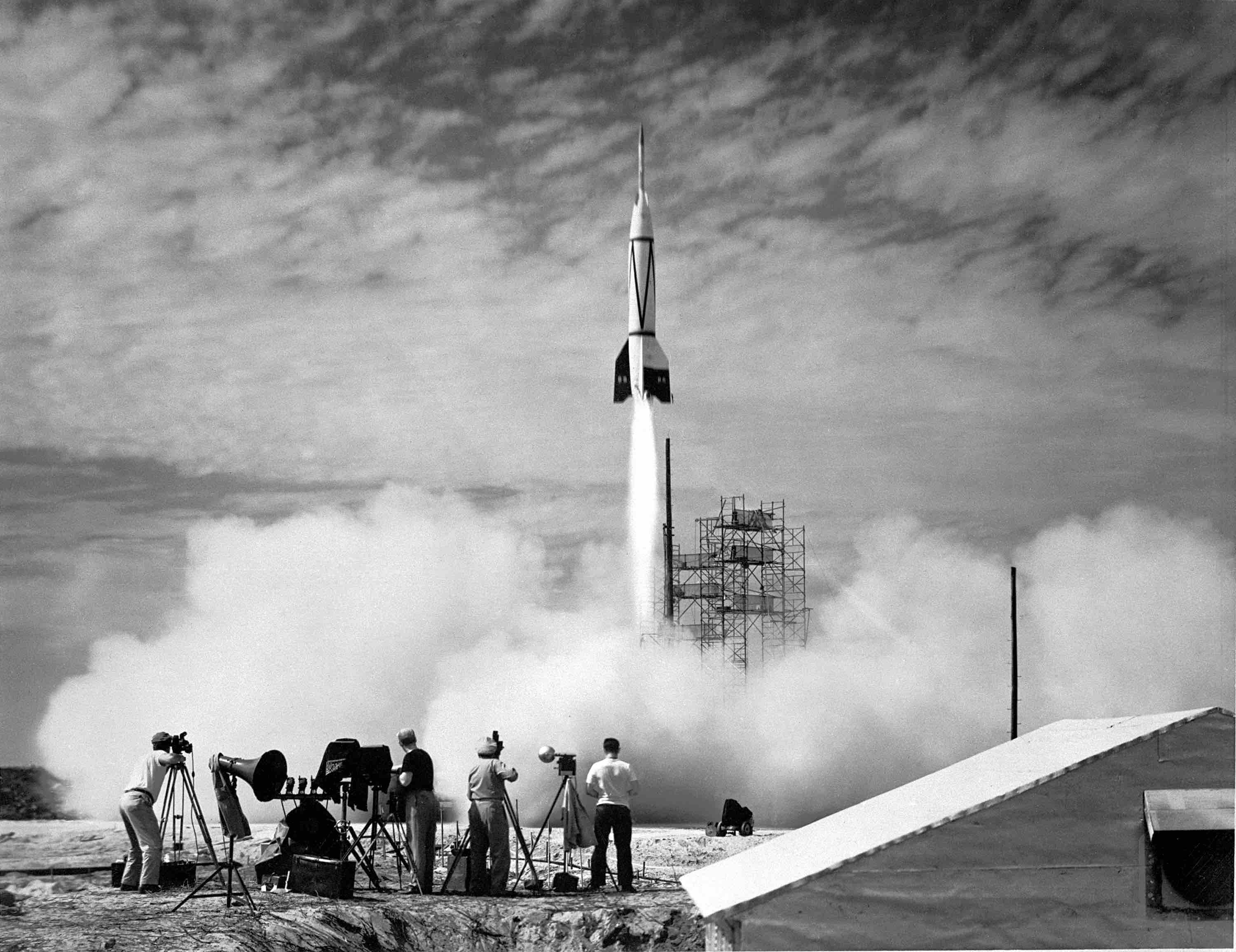 Historic rocket launch